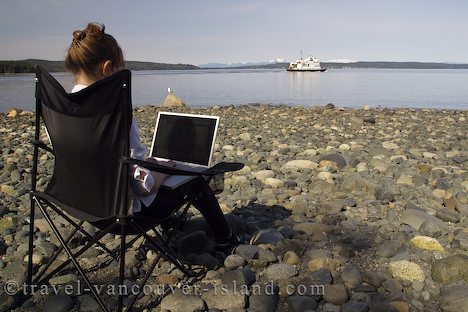 Photo: Business On The Port McNeill Beach British Columbia